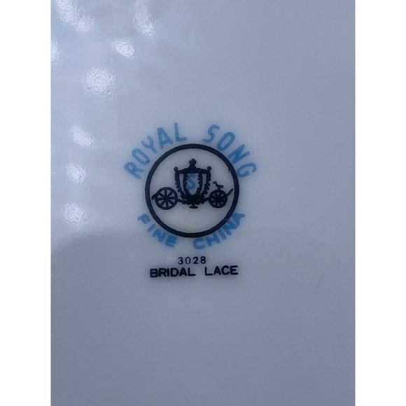 Royal Song, Bridal Lace Fine China, 6 3/8” Bread and Butter Plate, Set of (2) - Picture 6 of 7